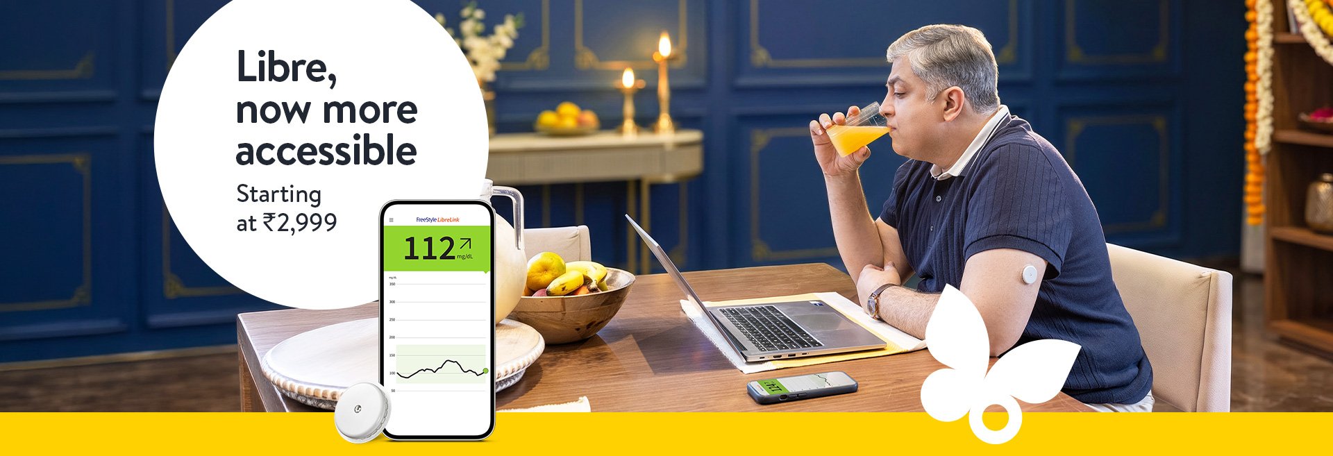 FreeStyle LibreLink - Connected care for better glucose monitoring. Sensor at Rs 4,671.