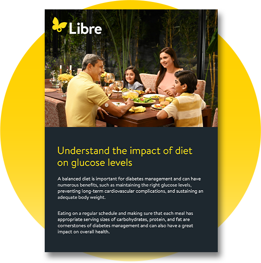 Understand the impact of diet on glucose levels booklet cover