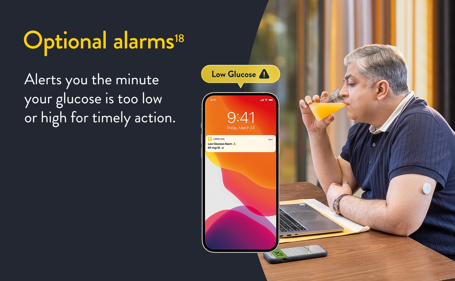 Optional alarms
